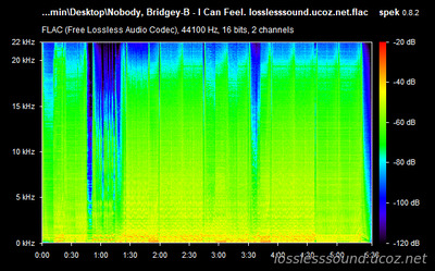 Nobody, Bridgey-B - I Can Feel - spectrogram