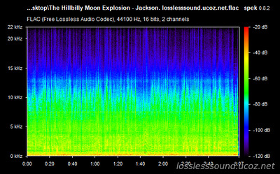 The Hillbilly Moon Explosion - Jackson - spectrogram