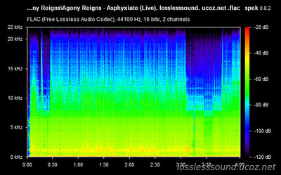 Agony Reigns - Asphyxiate (Live) - spectrogram
