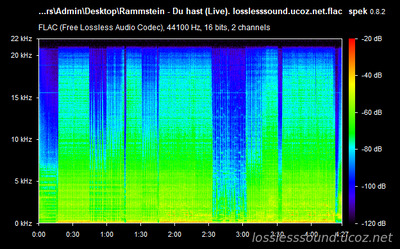 Rammstein - Du hast (Live) - spectrogram