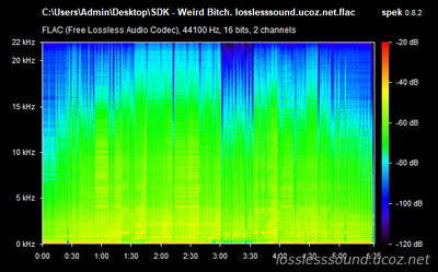 SDK - Weird Bitch - spectrogram