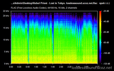 Rebel Priest - Lost in Tokyo - spectrogram