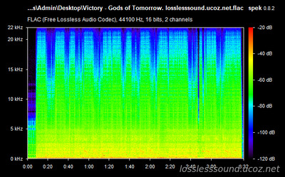 Victory - Gods of Tomorrow - spectrogram