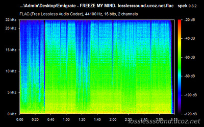 Emigrate - FREEZE MY MIND - spectrogram