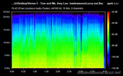 Venus 5 - Tom and Ms. Amy Lee - spectrogram