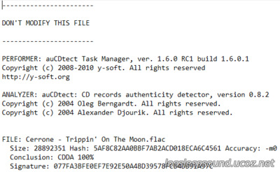 Cerrone - Trippin' On The Moon - detector