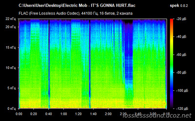Electric Mob - IT’S GONNA HURT - spectrogram