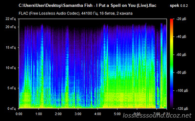 Samantha Fish - I Put a Spell on You - spectrogram