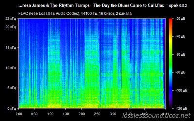 Teresa James & The Rhythm Tramps - The Day the Blues - spectrogram