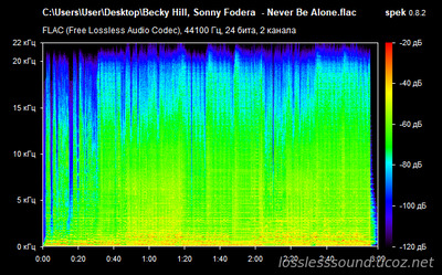 Becky Hill, Sonny Fodera - Never Be Alone - spectrogram